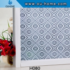 Static 3D embossing decorative window pvc film