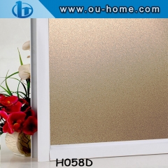 Privacy Dero static cling pvc glass window film without glue embossing static film