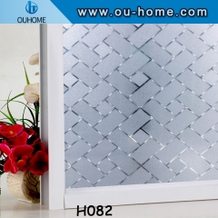 Static 3D embossing decorative window pvc film