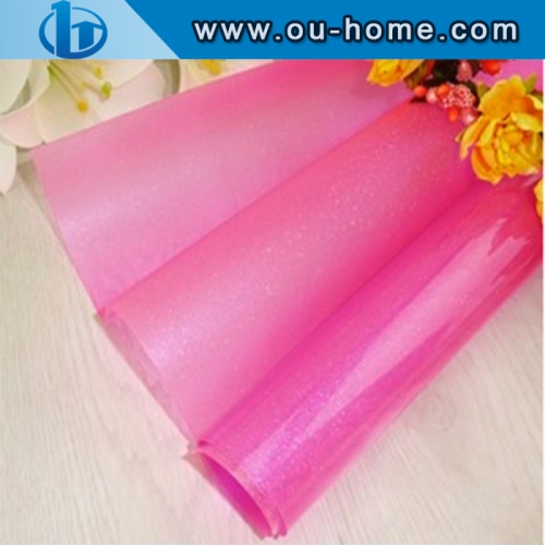 Translucent Pink Building Decorative Colored Window Tint Glass film