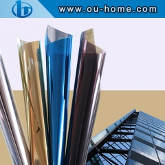 UV Reflective One Way Insulation Solar Tint Window Film Stickers Privacy Decoration For Glass