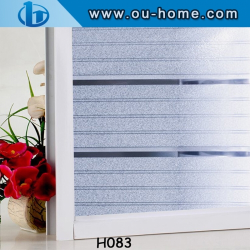 PVC Privacy Film 3D Static Window Film Decorative Glass Film