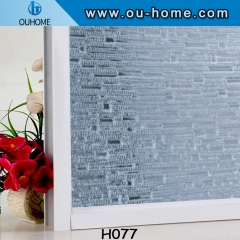 Static 3D embossing decorative window pvc film