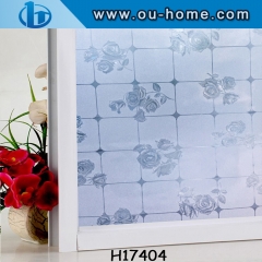 Glass window Film No Glue PVC Static Film Privacy Glass Window Film