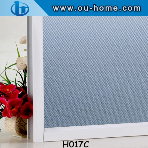 Privacy Dero static cling pvc glass window film without glue embossing static film