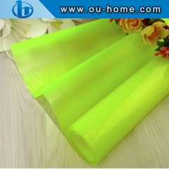 Red Colored Window Tint Glass Film PVC Decorative window Glass Film