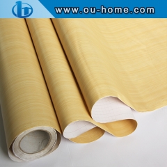 Self Adhesive Wood Grain Decorative Wooden Design PVC Lamination Film