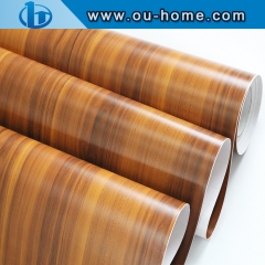 Wholesale Self Adhesive Hot Sales Wood Grain Design Holographic Film