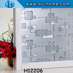 Repeat Use Decorative PVC Glass Sticker  Static Window Film