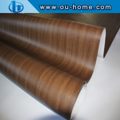 Wholesale embossing furniture decoration wood grain PVC plastic film