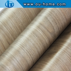 Wholesale embossing furniture decoration wood grain PVC plastic film