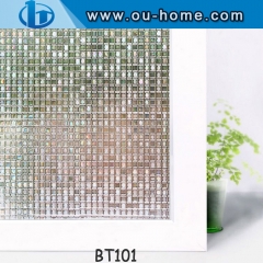 PVC Embossing Window Privacy Decorative Film