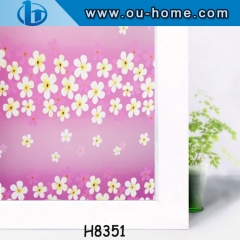 High fashion residential window tinting decorative printing privacy window film