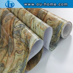 Marble PVC Home Kitchen Table Sticker Vinyl Marble Glossy Film