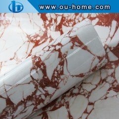 Vinyl Self adhesive Sticker Modern Marble Waterproof  Paper Home Decals