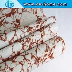 Vinyl Self adhesive Sticker Modern Marble Waterproof  Paper Home Decals