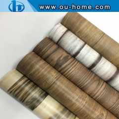 Wood Grain Renovated Furniture Stickers Adhesive Waterproof  Film