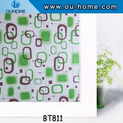 BT811 PVC self-adhesive decorative privacy window film