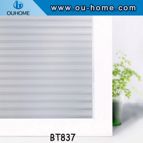 BT837 Stripe deco office window frosted glass sticker