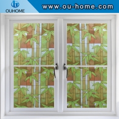 9018 PVC stained glass window stickers