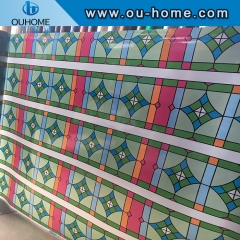 BT8016 Color printing glass decorative film PVC window film