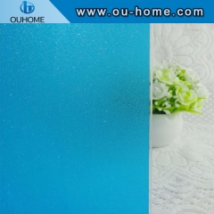 BT908 Blue flash point transparent glass decorative window film