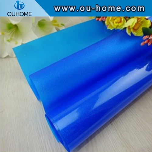 BT908 Blue flash point transparent glass decorative window film