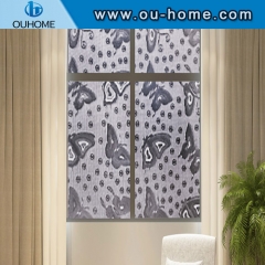 H007C Removable electrostatic window film waterproof non-adhesive privacy glass sticker
