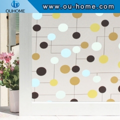 H12234 Color Printed Opaque Static Glass Film