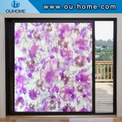 H22047 Translucence removable films decorative embossed pvc static window film