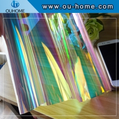 BT201 Colored glass film chameleon color transparent rainbow film