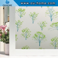 H819 Static Cling Window Film , Clear Glass Anti-UV,Heat Insulation,Explosion-proof PVC Decor Film