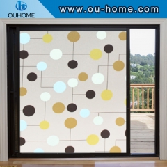 H12234 Color Printed Opaque Static Glass Film