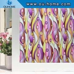 H2219 PVC stained static cling window film