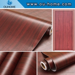 Wood grain furniture pvc material decorative film