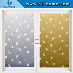 H086C Gold leaf shading static window film