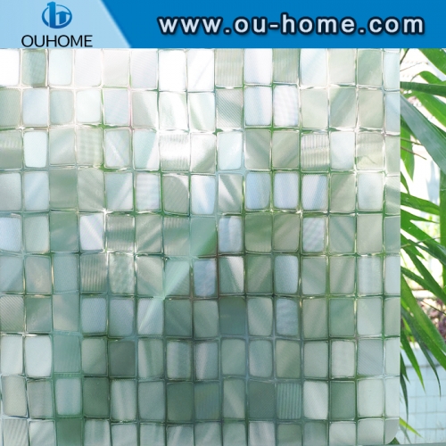 H087 No Glue 3D Static Decorative Window Privacy Glass film