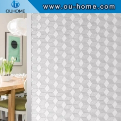 H001 Frosted Glass Window Film Decorative Blackout Privacy Glass Window Film Stickers