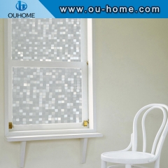 H087 No Glue 3D Static Decorative Window Privacy Glass film