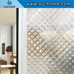 H12906 Privacy decoration electrostatic window film self-adhesive static preservation embossed window stickers