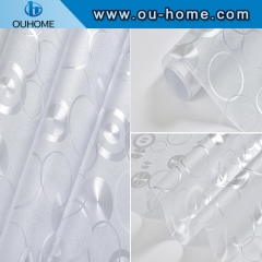 H12106 3D No Glue Static Decorative Privacy Window Film for Glass Non-Adhesive Heat Control Anti Uv Glass Sticke