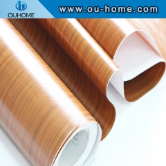 Self - adhesive 3D wood grain stickers furniture renovation Film