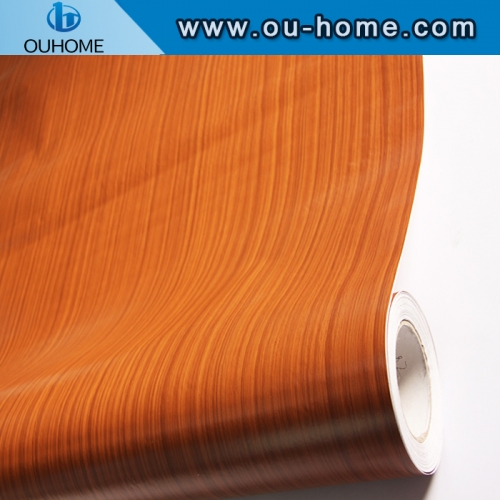 Self - adhesive 3D wood grain stickers furniture renovation Film