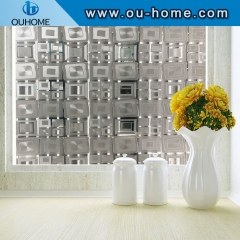 H14706 Frosted Glass Window Film,Static Cling Easy Installation Decorative Film