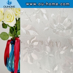 H7006 PVC embossed 3d static cling film