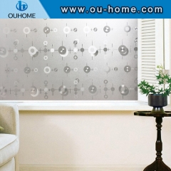 H15606 PVC Waterproof Window Film Cover No Glue 3D Static Decorative Privacy Glass Sticker