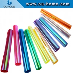 BT201 Colored glass discoloration transparent rainbow film