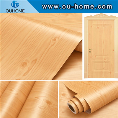 PVC decorative furniture wood grain film