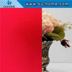 BT905 Window Tint PVC Decorative Red Glass Film