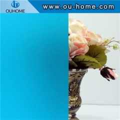 BT908 transparent glass Blue flash point decorative film